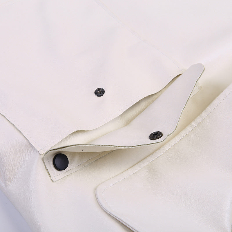 WW | Short Women's Jacket A casual leather jacket for women