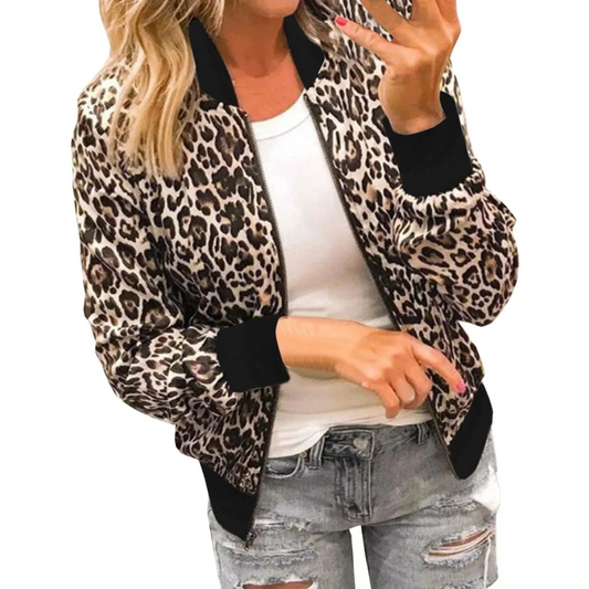 WW | Kurz Leopardjacke für Damen