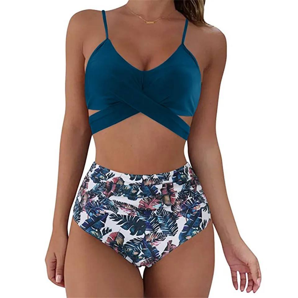 WW | Buntes High-Waist-Biki für Damen