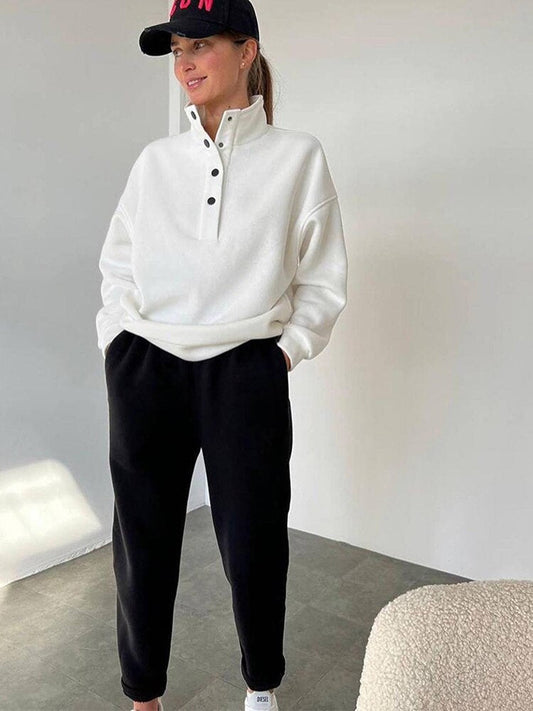 WW | Bequemes Oversized Fleece-Jogginganzug für Damen