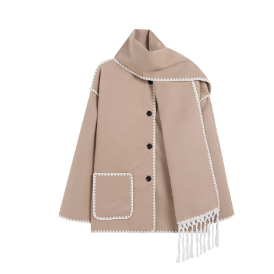 WW | Comfortable Wool Cape Jacket