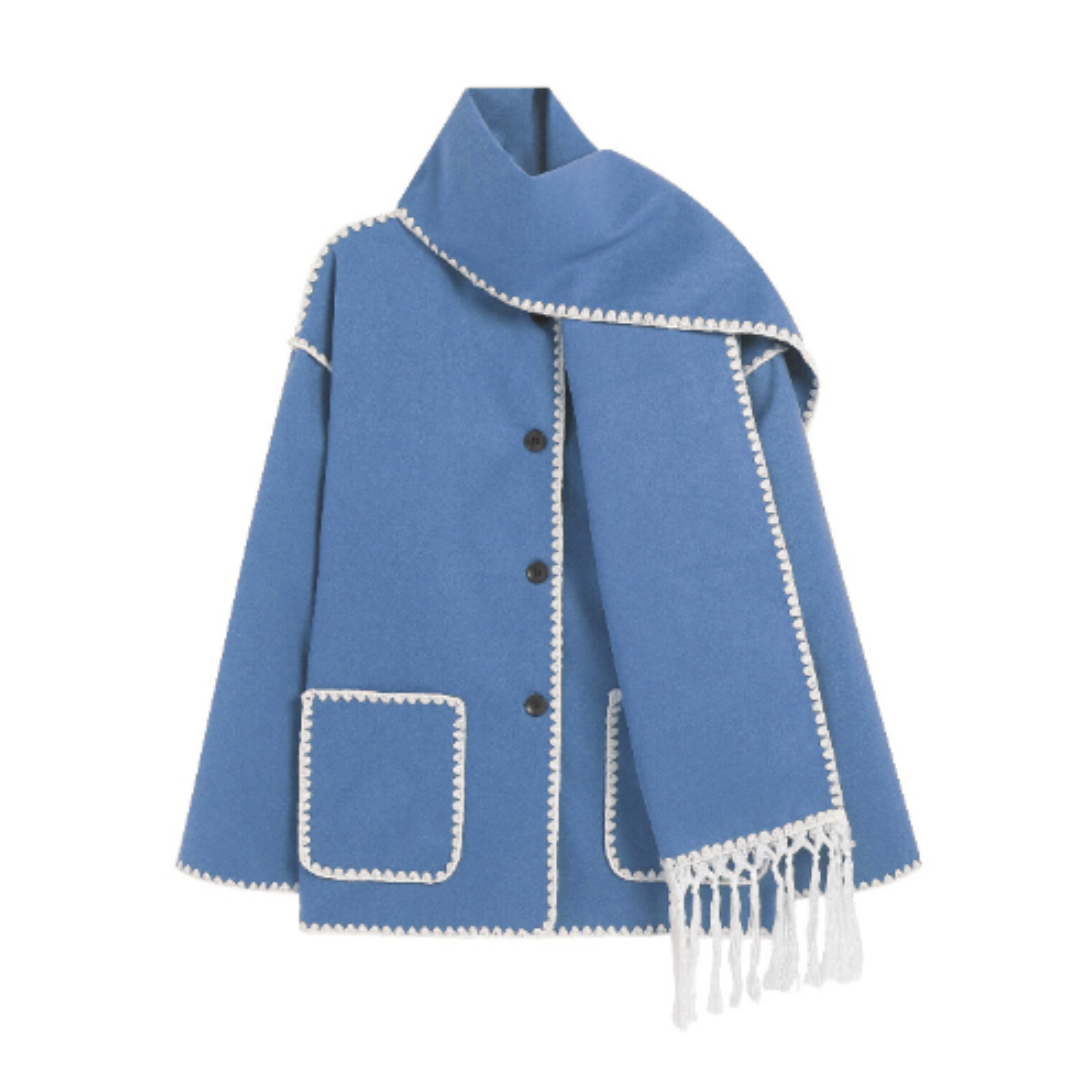 WW | Comfortable Wool Cape Jacket