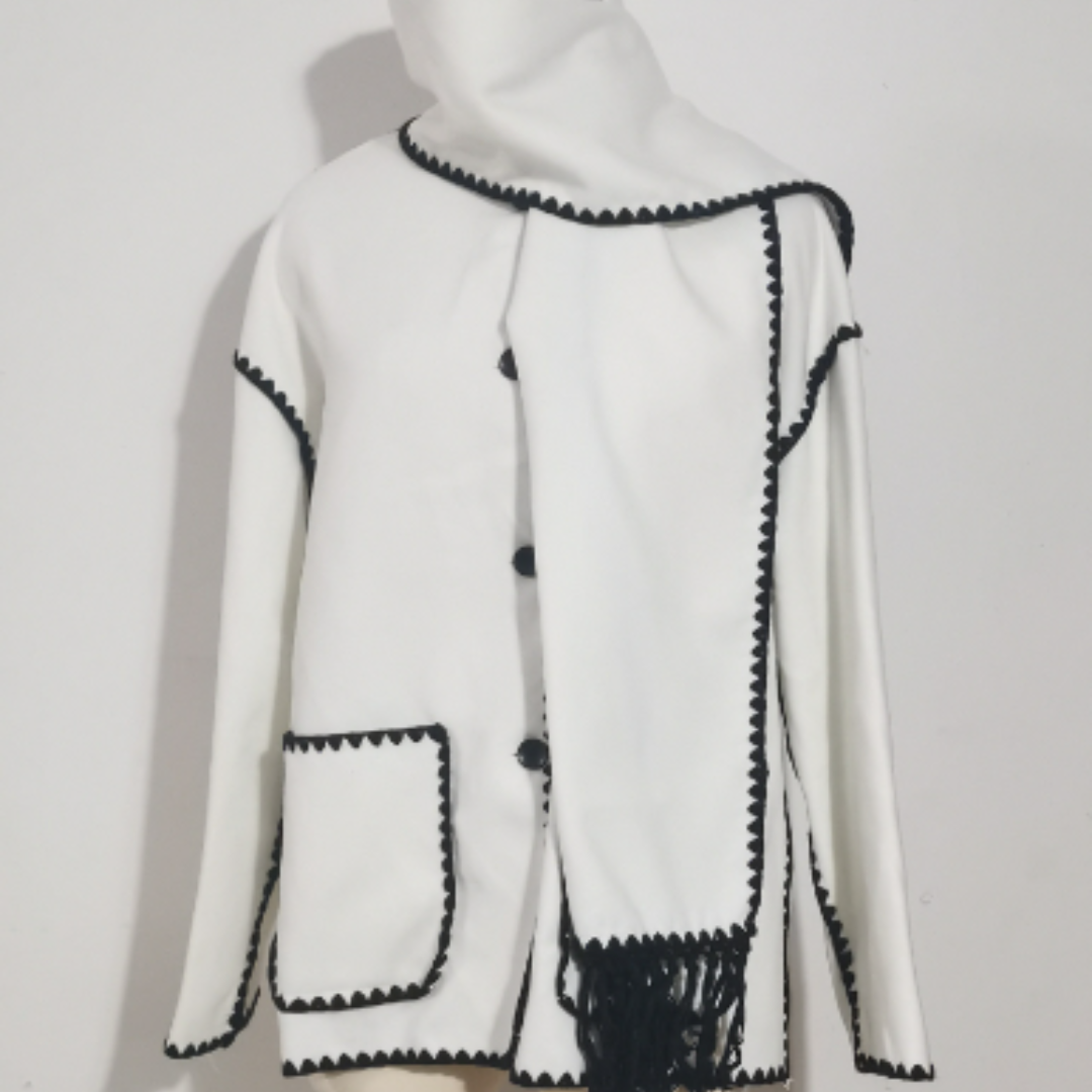 WW | Comfortable Wool Cape Jacket