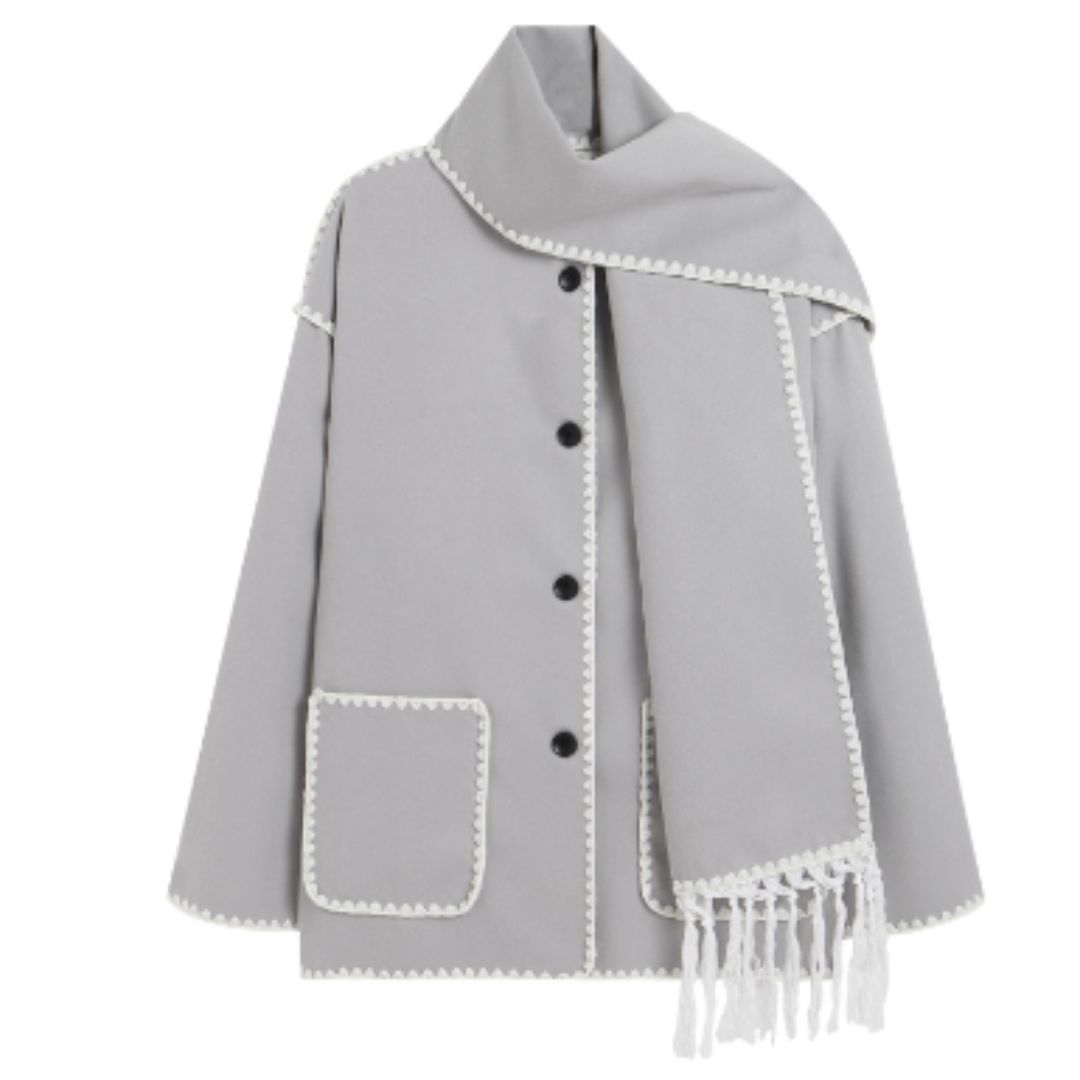 WW | Comfortable Wool Cape Jacket