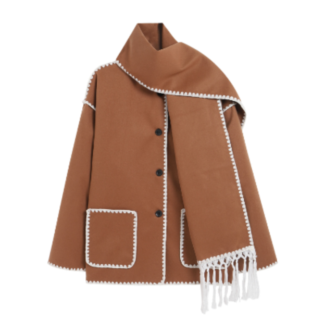 WW | Comfortable Wool Cape Jacket