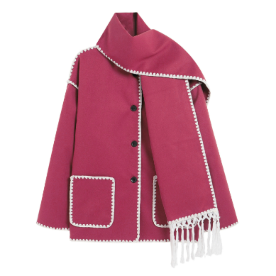WW | Comfortable Wool Cape Jacket