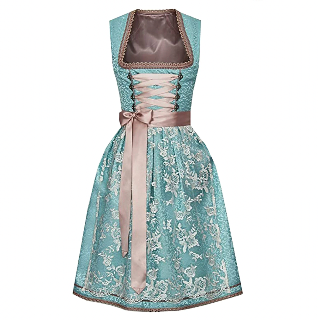 WW | Einzigartiges Traditionelles Frauenkostüm Mit Schürze Und Bluse