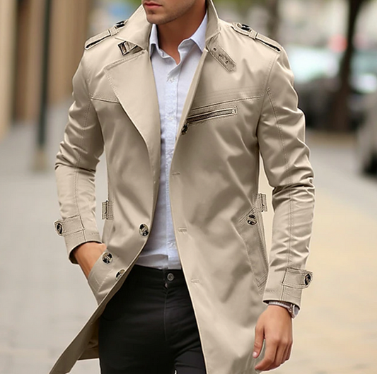 WW | Eleganter Freizeit-Trenchcoat für Männer