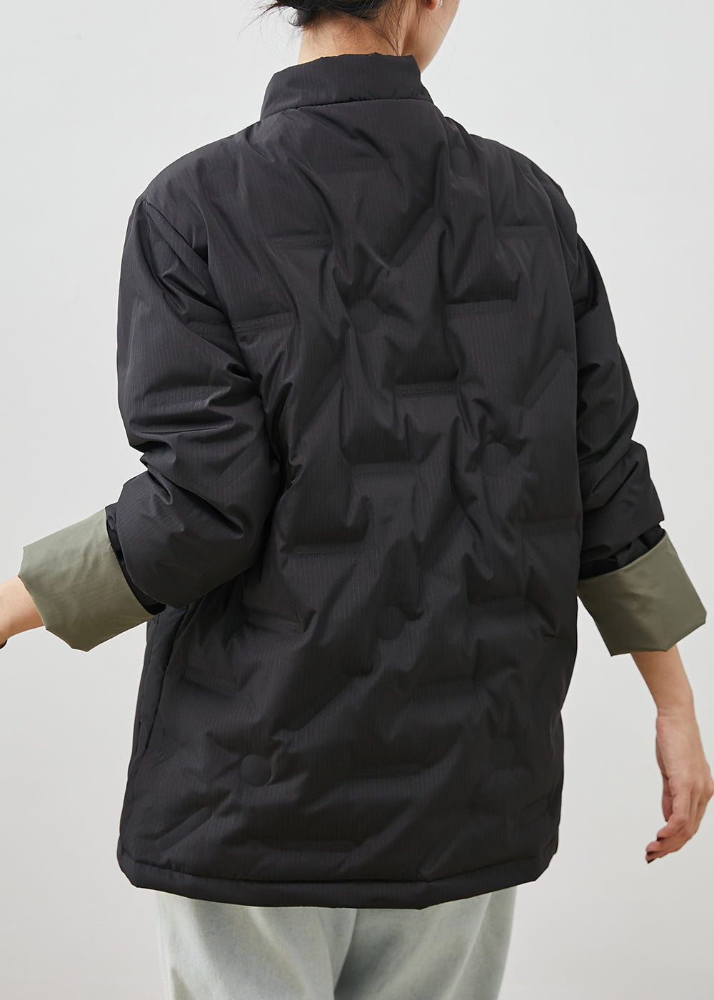 WW | Oriental Fine Cotton Filled Coats Mandarin Collar