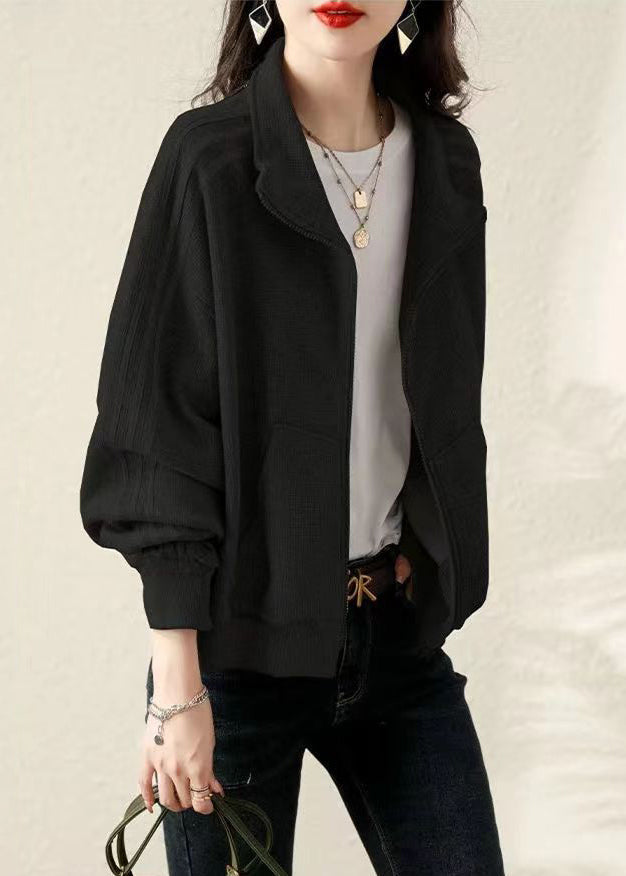 WW | Plus Size Patchwork Cotton Jackets with Zipper