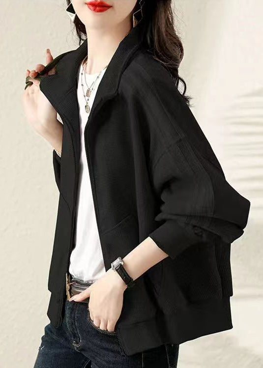 WW | Plus Size Patchwork Cotton Jackets with Zipper