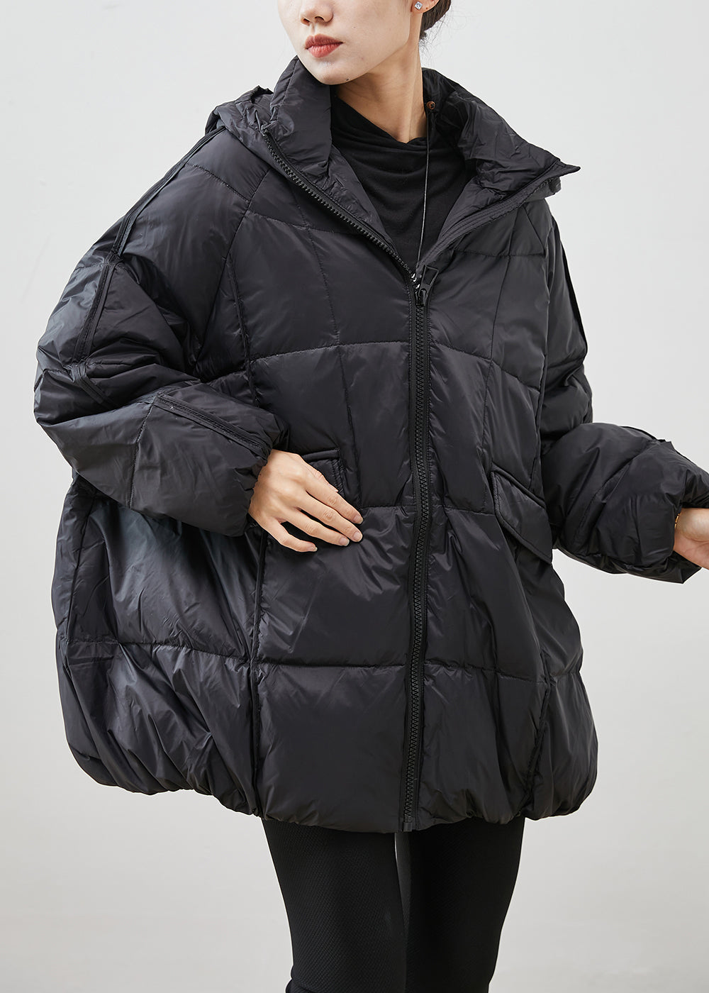 WW | Thick Duck Down Jackets Oversized Pockets Winter