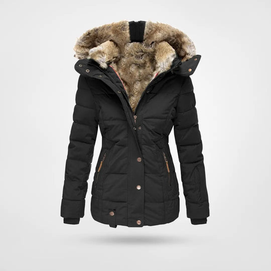 WW - Warm, fashionable winter jacket with lining and hood
