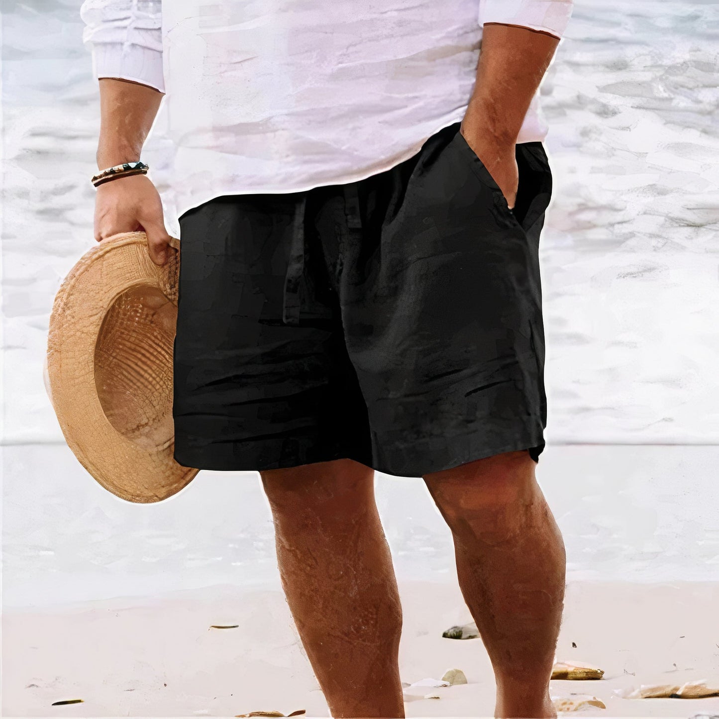 WW | Atmungsaktive Leinen Shorts