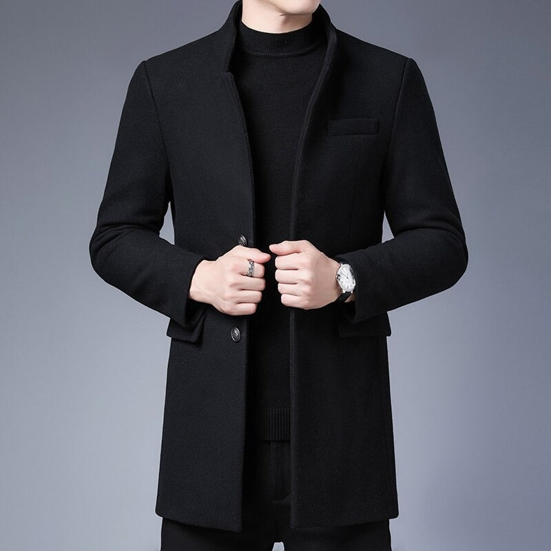 WW | Elegant Men's Button-Down Coat