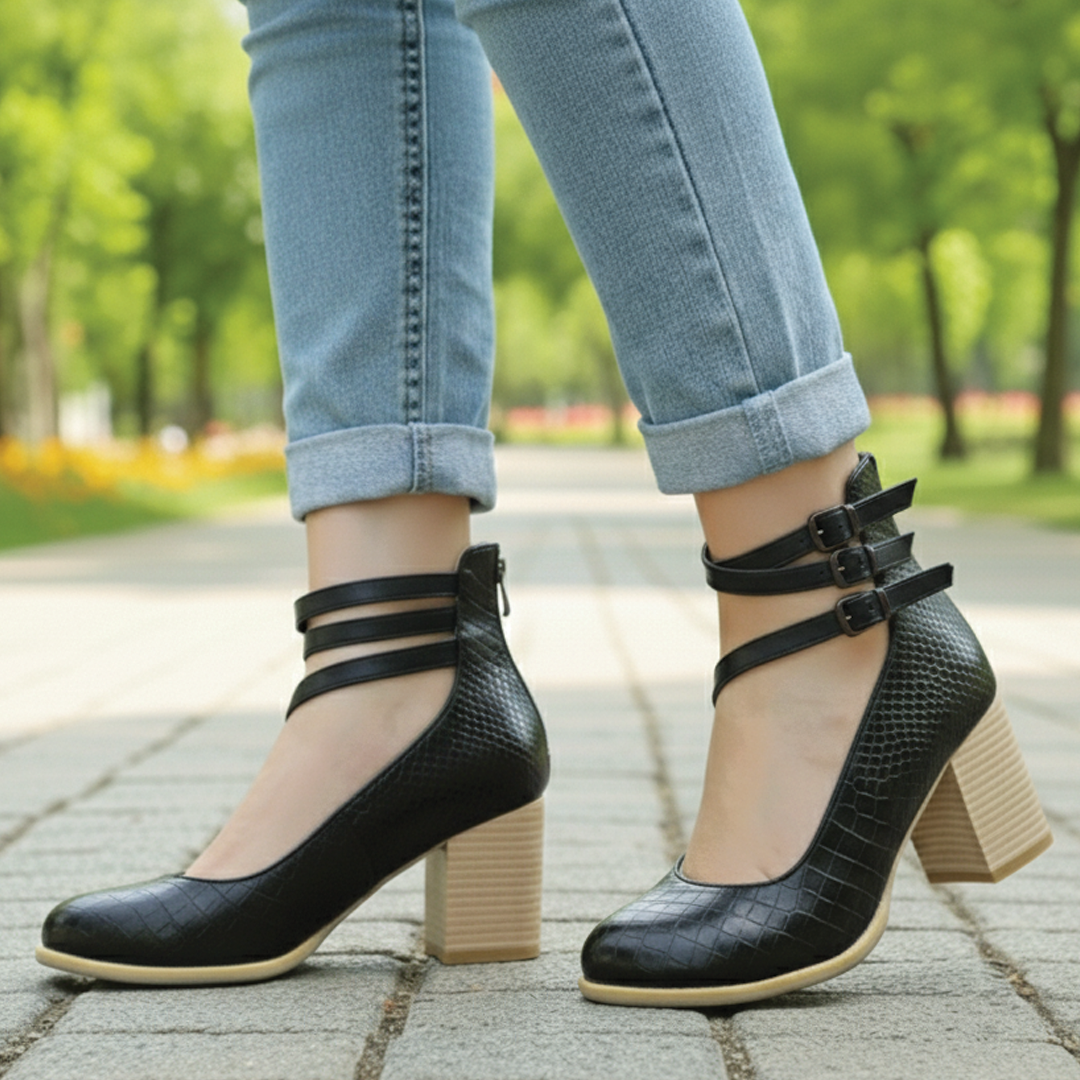 WW | Block Heel Ankle Boots