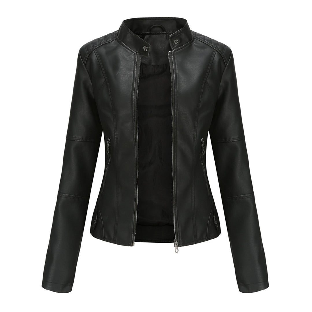 WW | Damen Schlanke Passform Jacke - Stehkragen