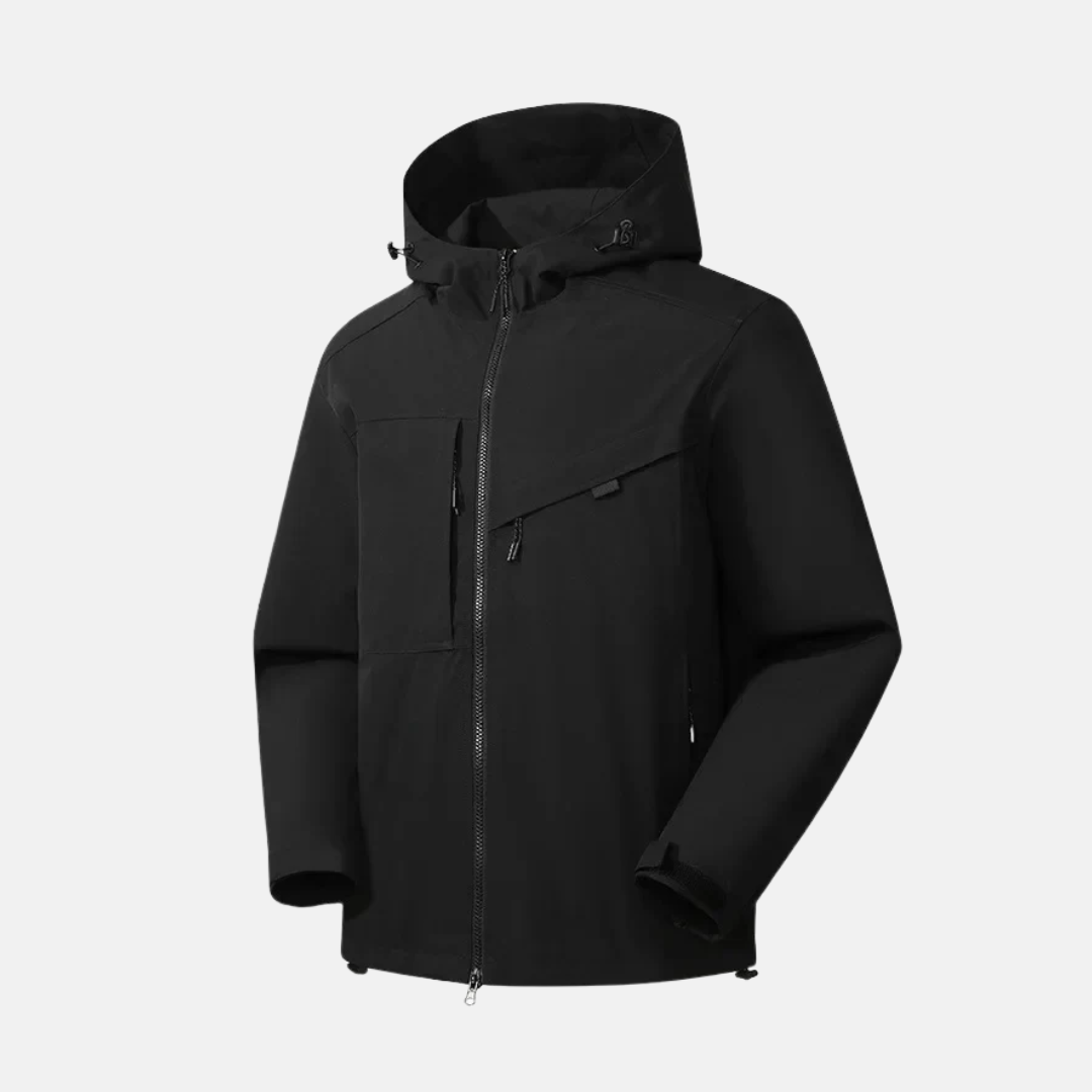 WW | Weather Resistant Relaxed Fit Hood Zipper and Multiple Zipper Pockets