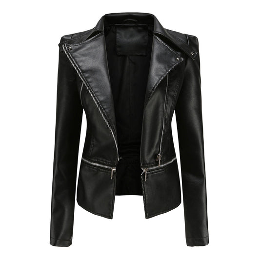 WW | Damenlederjacke mit elegantem Finish