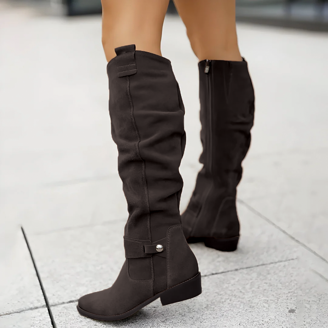 WW | Suede knee-high boots