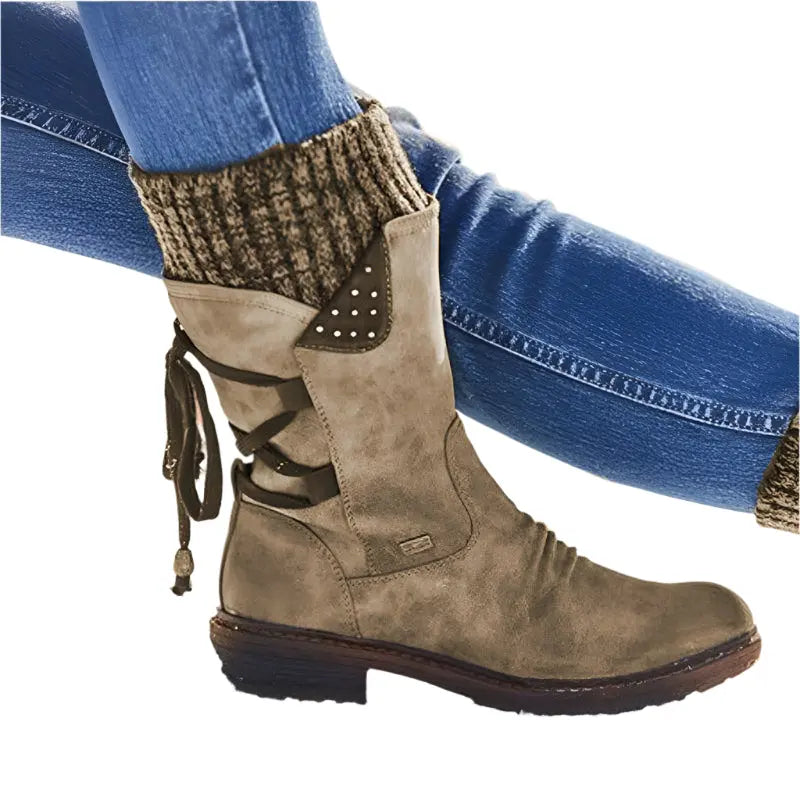 WW | Niedrigabsatz-Winterstiefel für Frauen – Bequemes & Warmes Design
