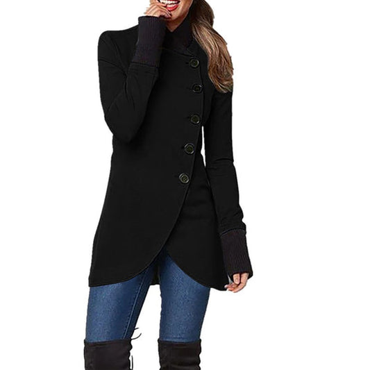 WW | Women's Mid-Season Jacket with Asymmetrical Closure