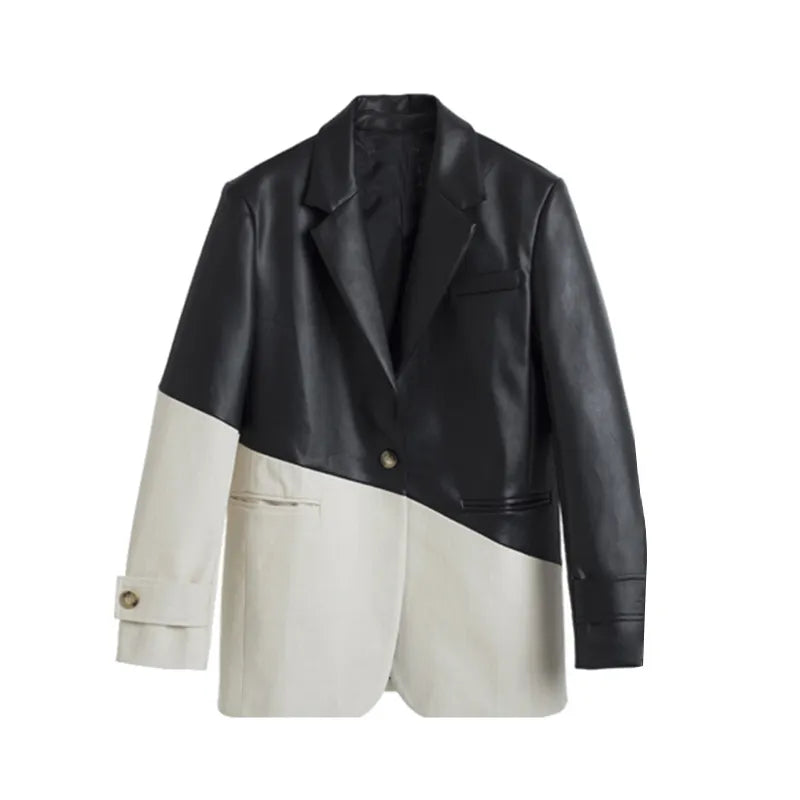 WW | PU Leather Jacket Elegant & Functional