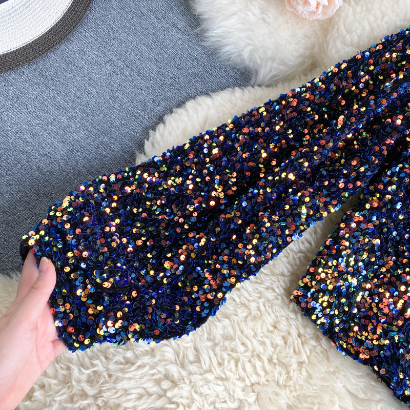 WW | Glittery One-Shoulder Top