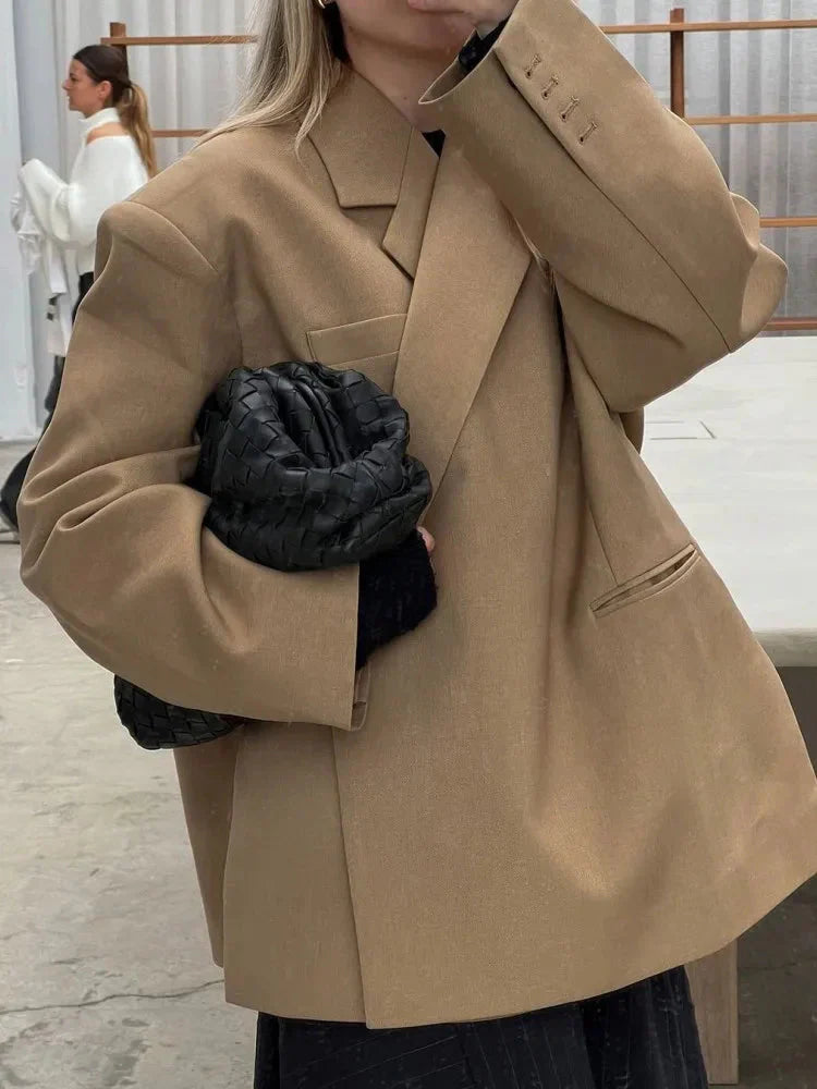 WW | Damenjacke mit Lockerer Passform und Übergröße Herbstjacke