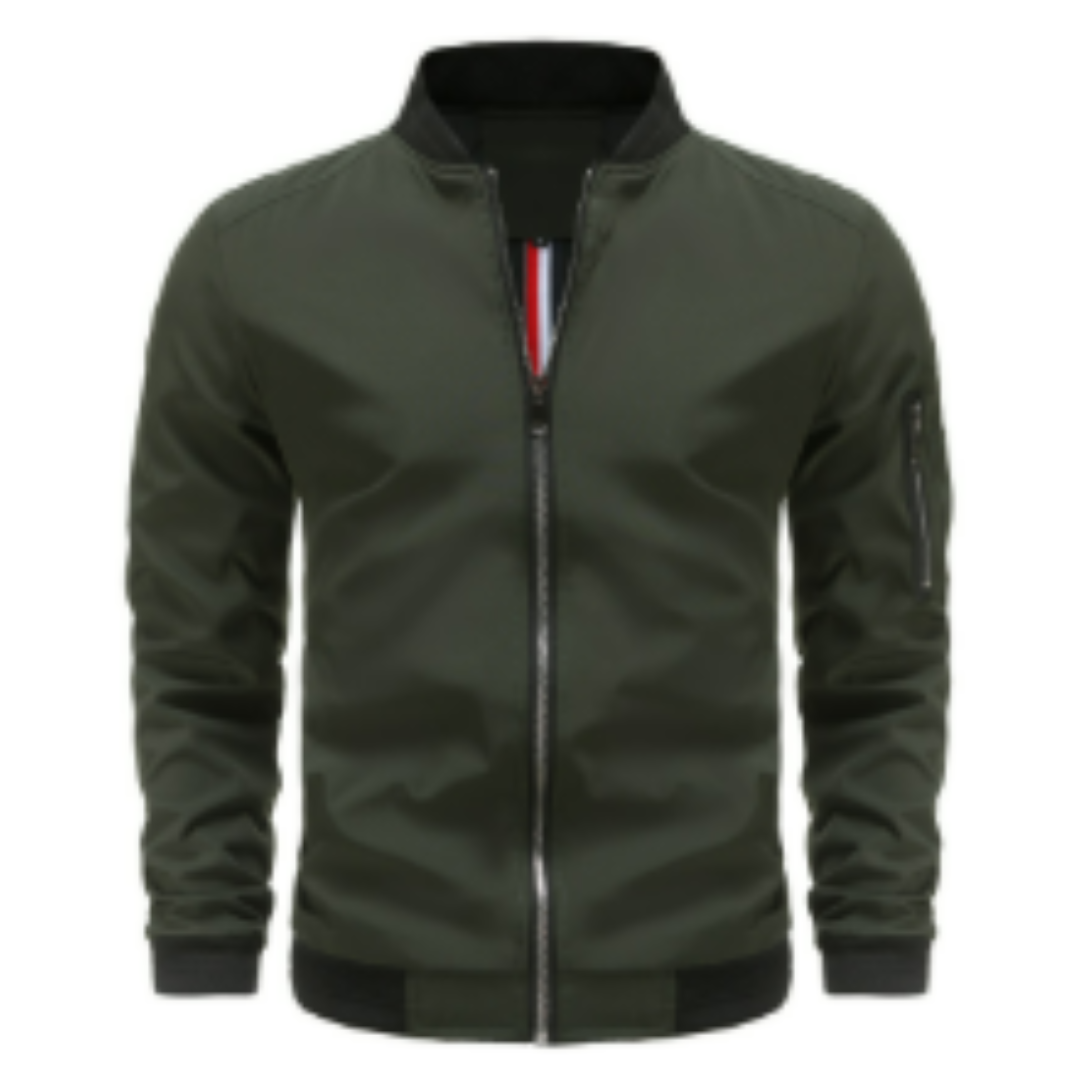 WW | Klassische Herren-Fliegerjacke mit Reißverschluss