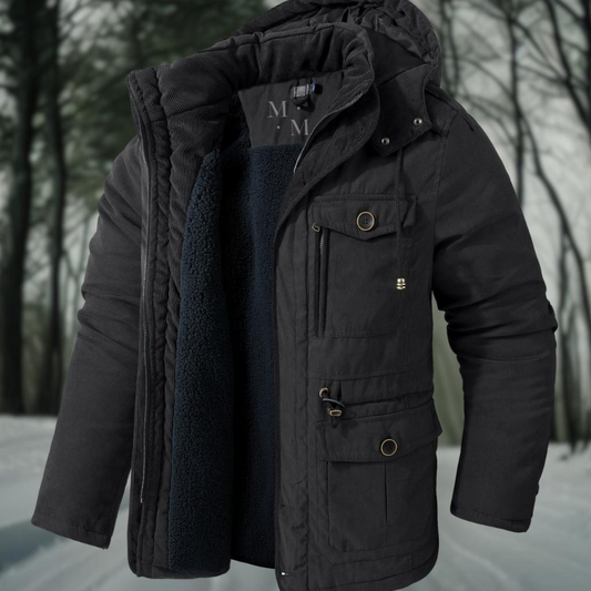 WW | Klassische Herren Winter Fliegerjacke mit Reißverschluss