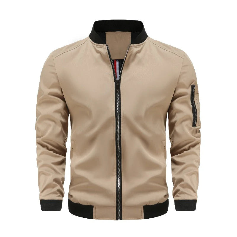 WW | Herren Steppjacke mit Reißverschluss Winter