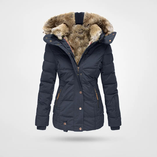 WW - Warm, fashionable winter jacket with lining and hood