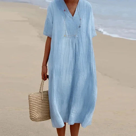 Kendra™ | Loose-fitting casual midi dress
