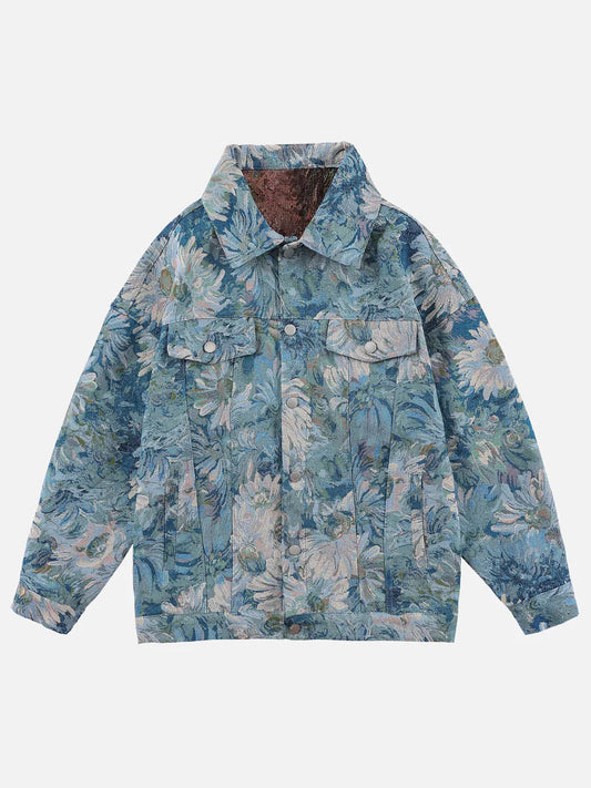 WW | Floral Denim Jacket