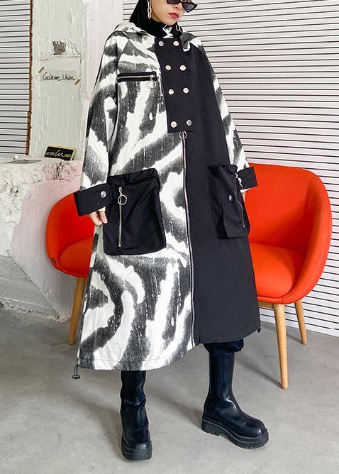 WW | Plus Size Tunic Coat Wardrobes with Hood and Zipper Coats