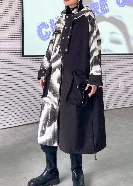 WW | Plus Size Tunic Coat Wardrobes with Hood and Zipper Coats