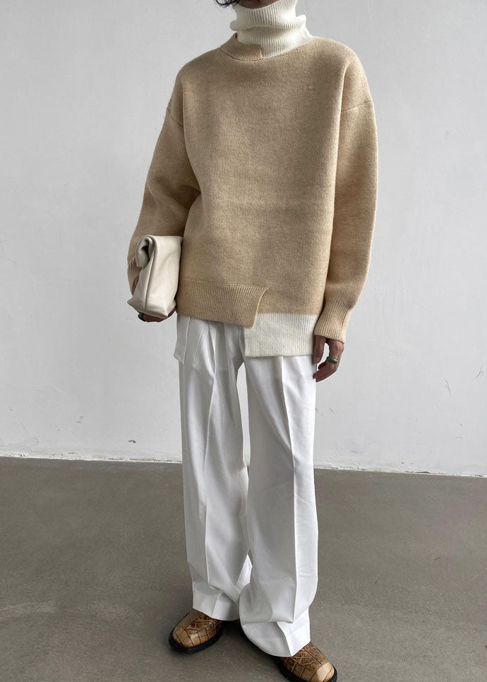 WW | Bohème Rollkragenpullover in Khaki
