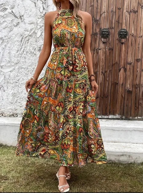 WW | Boho-Neckholder-Obechleid für Fraue