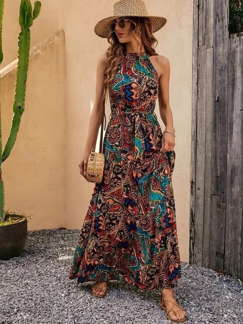 WW | Boho-Neckholder-Obechleid für Fraue