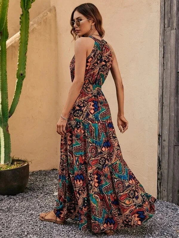 WW | Boho-Neckholder-Obechleid für Fraue