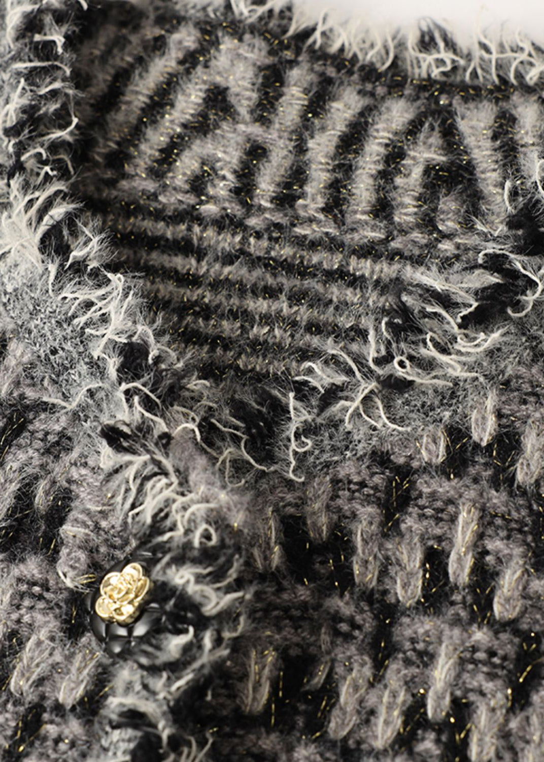 WW | Black Tassel Braided Cotton Coats