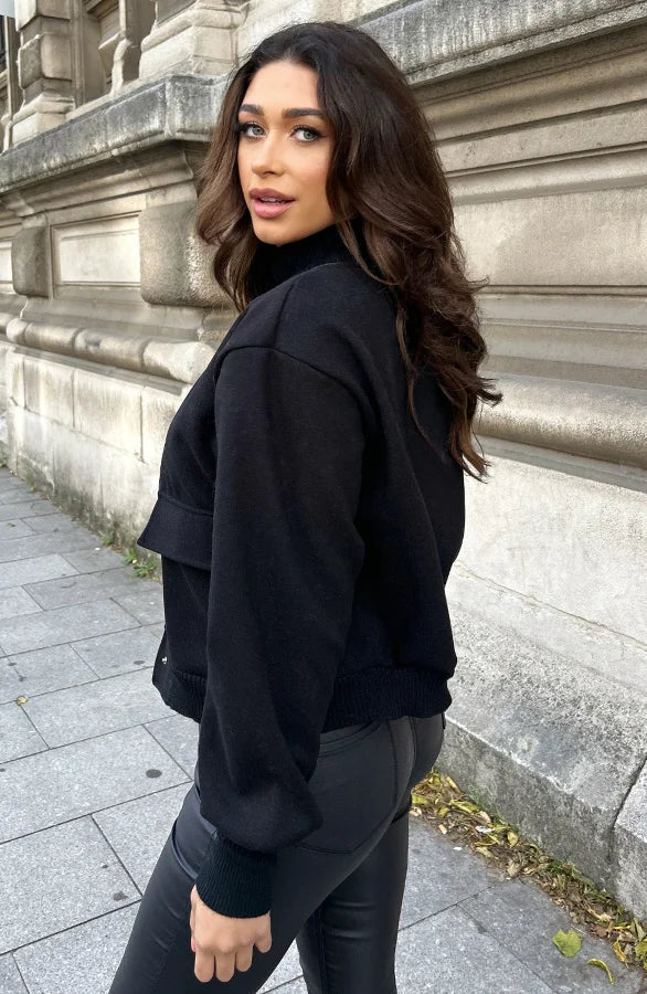 WW | Women's Button-Front Aviator Jacket