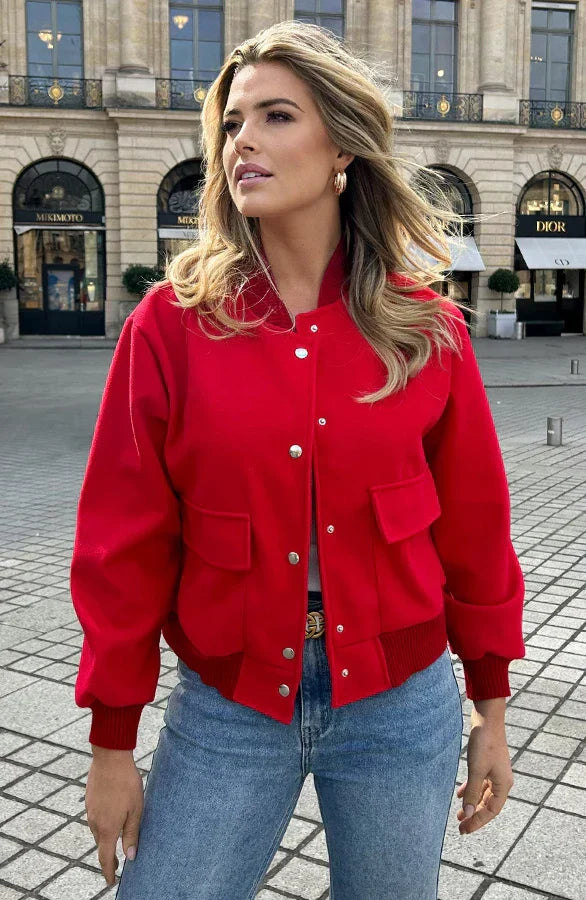 WW | Women's Button-Front Aviator Jacket