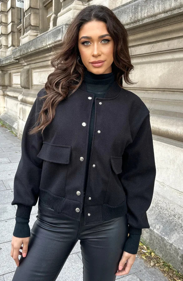 WW | Women's Button-Front Aviator Jacket