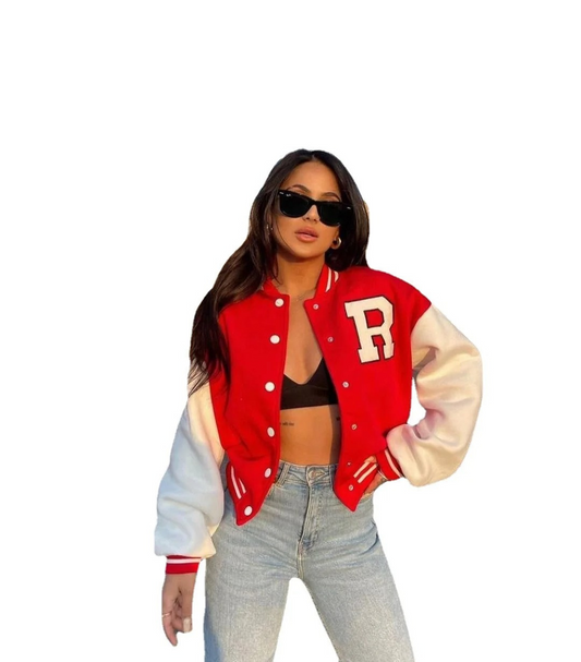 WW | Übergröße mit Knöpfen Baseballjacke Damenjacke