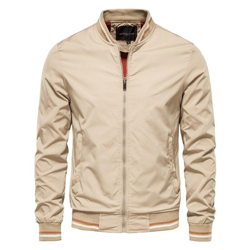 WW | Zipper Slim Fit Autumn Jacket Men's Jacket