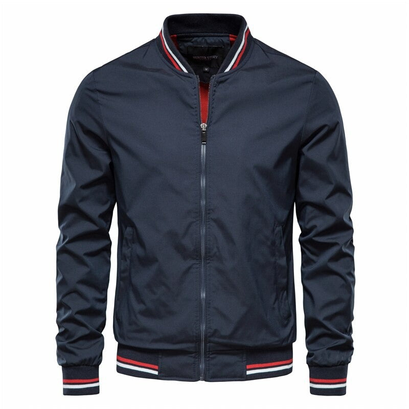 WW | Zipper Slim Fit Autumn Jacket Men's Jacket