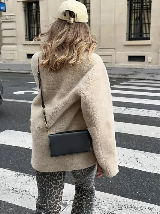 WW | Creme Warm Damen Winterjacke