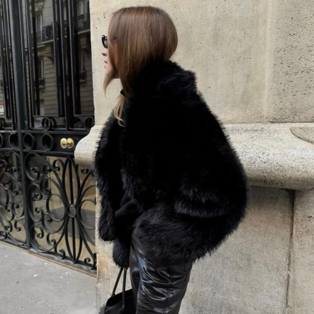 WW | Stilvoll Kurz Flauschige Frauen Winterjacke